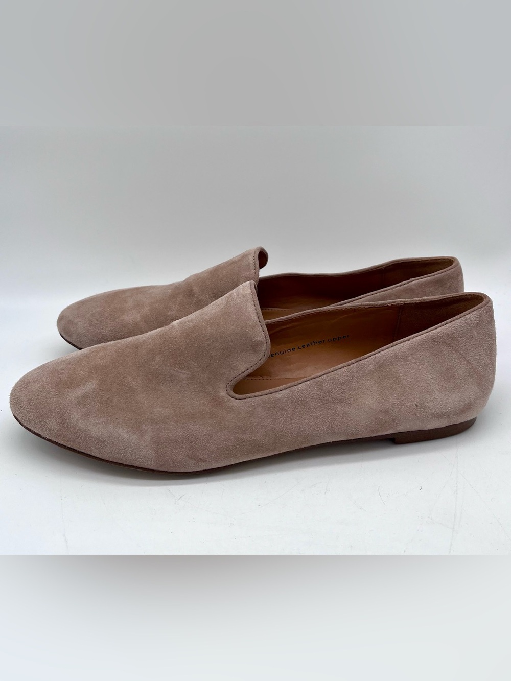 J. Crew Suede smoking loafers tan AA524 Size 10